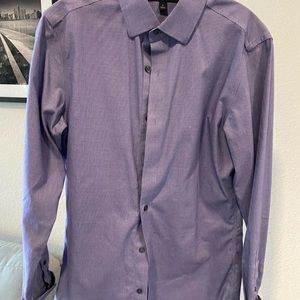 Banana republic dress shirt in purple. Grant fit. Small